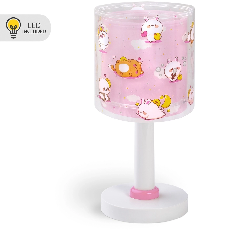 Lampe de table pour enfants Kawaii Friends Lueur rose dans le noir Dalber 8420406002200