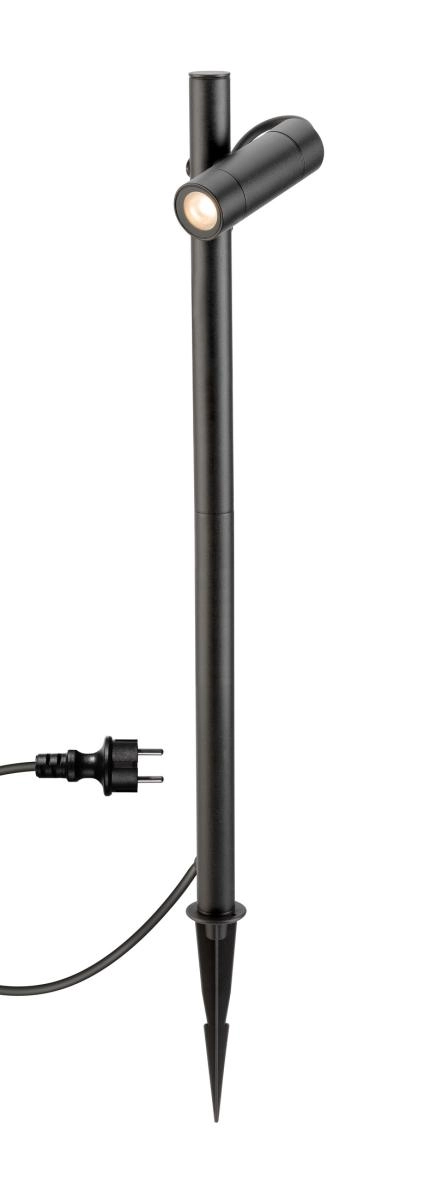 Lampe de jardin Helia Noir simple