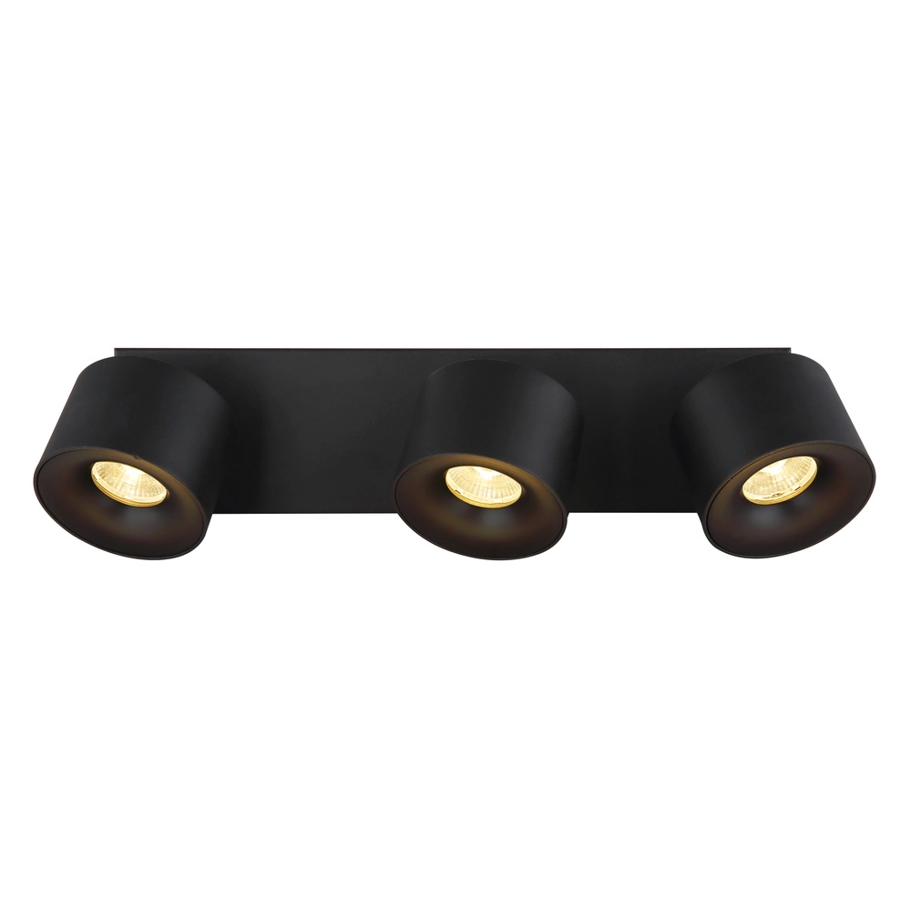 Lampe de plafond élégante Rae Noir à 3 lumières Globo 9007371456642