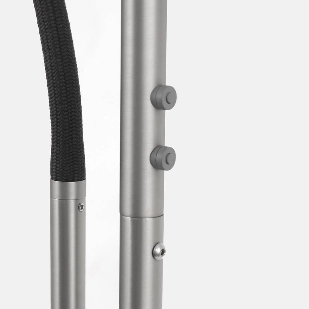 Lampe de lecture LED 2 lumières Turound 40w - 2200-4000K - 187cm verre clair en acier inoxydable Steinhauer 8712746134797