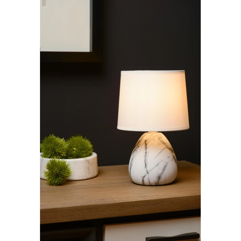 Lampe de table Marmo Blanc Lucide 5411212470232