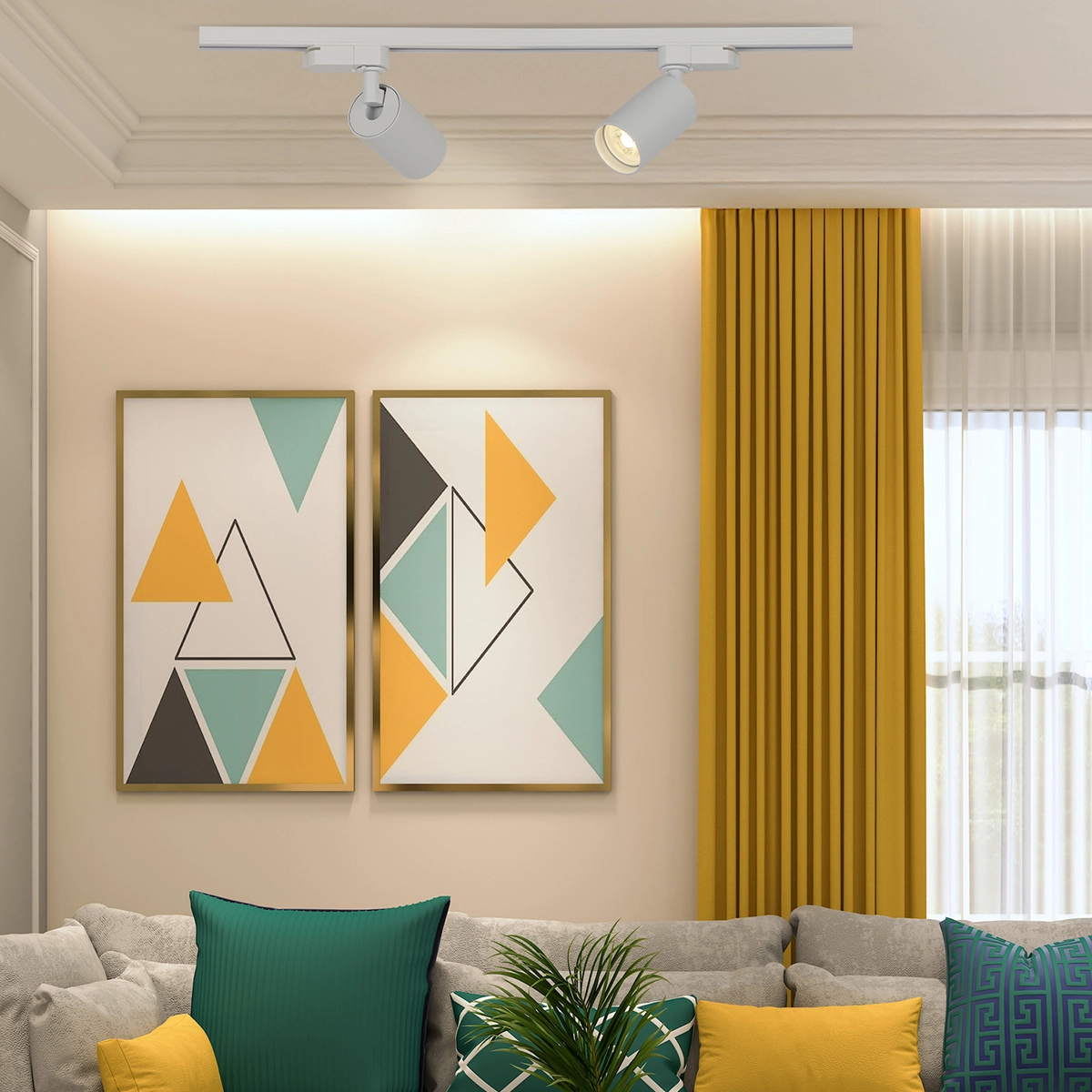 Spot ferroviaire TraQ Orion Blanc Lyora 5053423317076