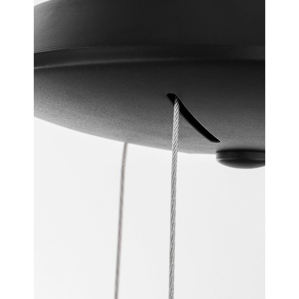 Suspension Rando Thin noir Ø 38cm Lyora 5212017420152