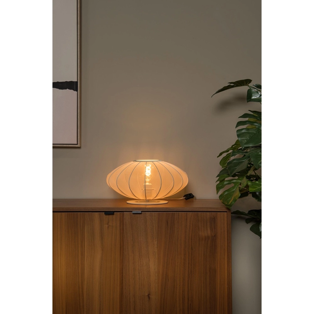 Lampe de table Corina brun sable Ø 40cm Lucide 5411212032058