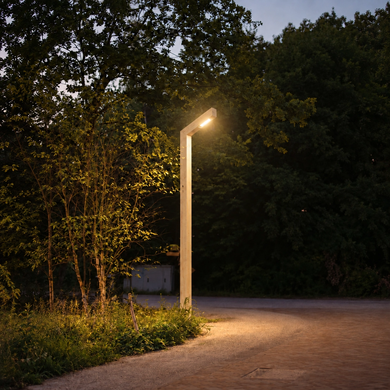 Lampadaire en bois Strato Accoya - 3M - PH08 - 3000K