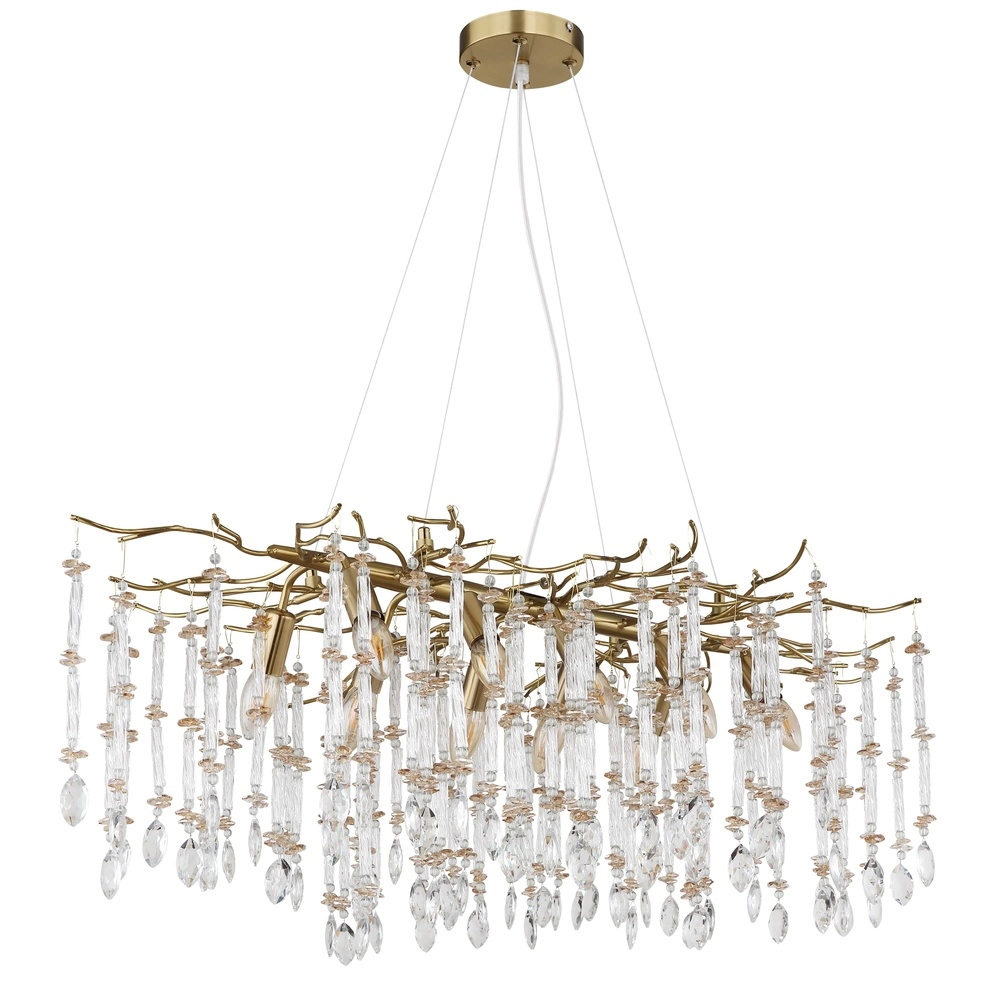 Lampe suspendue Gloria 100 cm d’or Globo 9007371578993