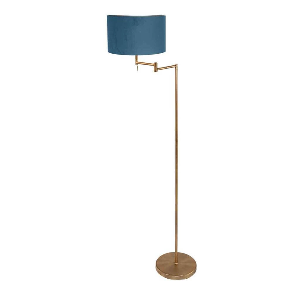 Lampadaire Bella bronze avec capuchon bleu Steinhauer 8712746174472