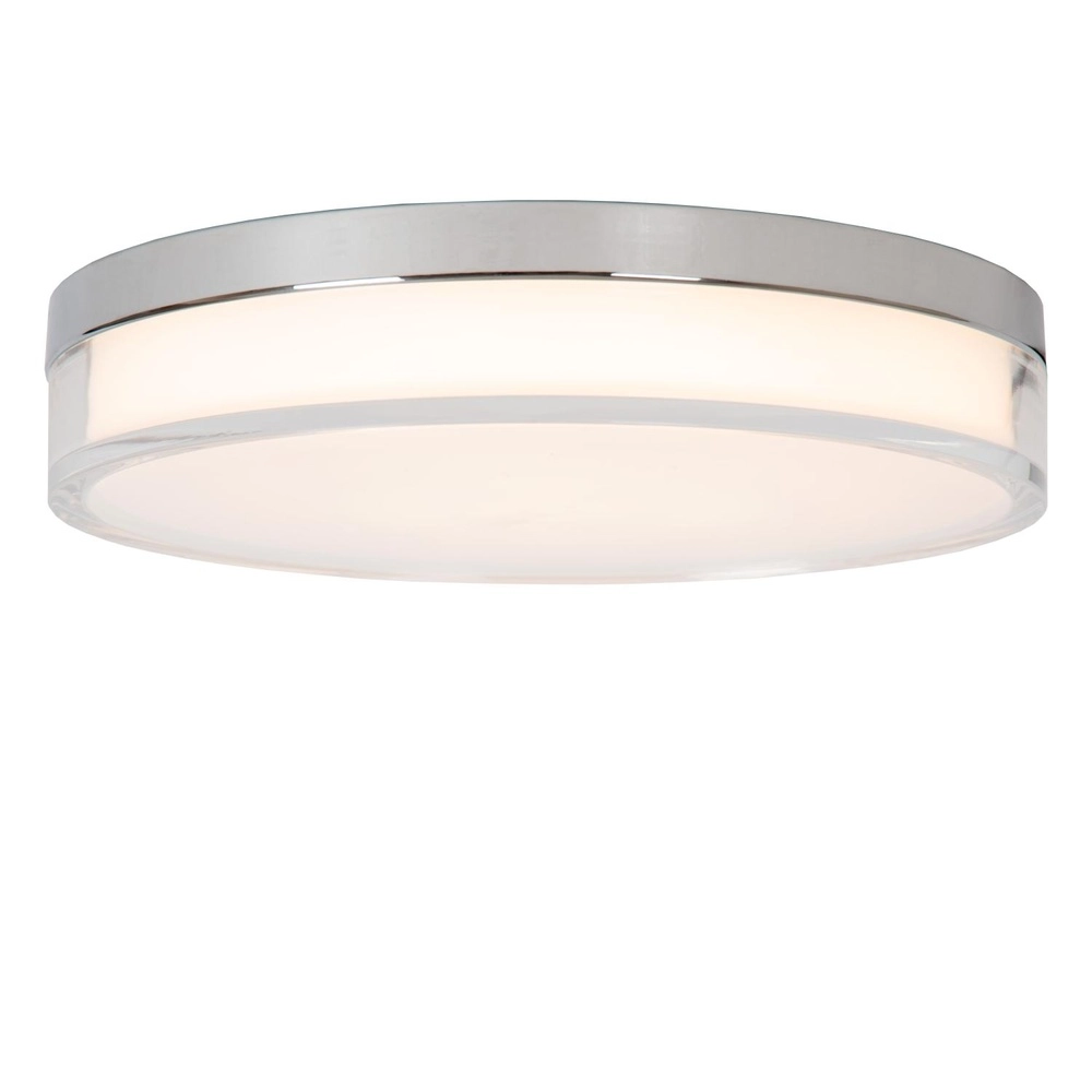 Éclairage de plafond Plano Ø chrome 28cm Lucide 5411212782939