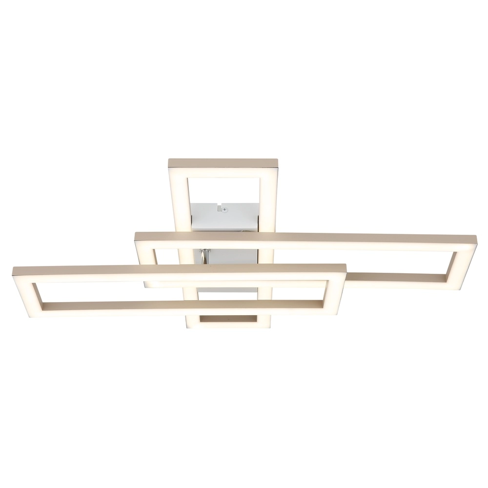 Plafonnier moderne Wilton brun sable 40cm Globo 9007371575800