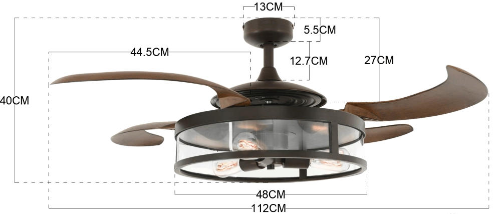 Ventilateur de plafond classique Fanway Classic Ø 122 cm Beacon 9333509119371