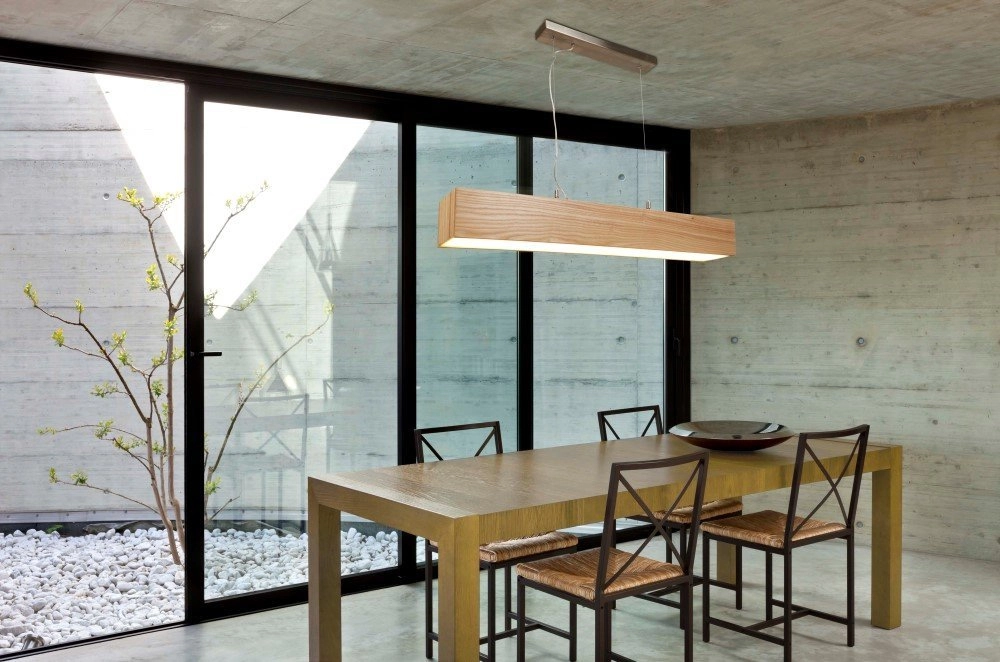 Lampe suspendue en bois Ash Searchlight 5053423119526