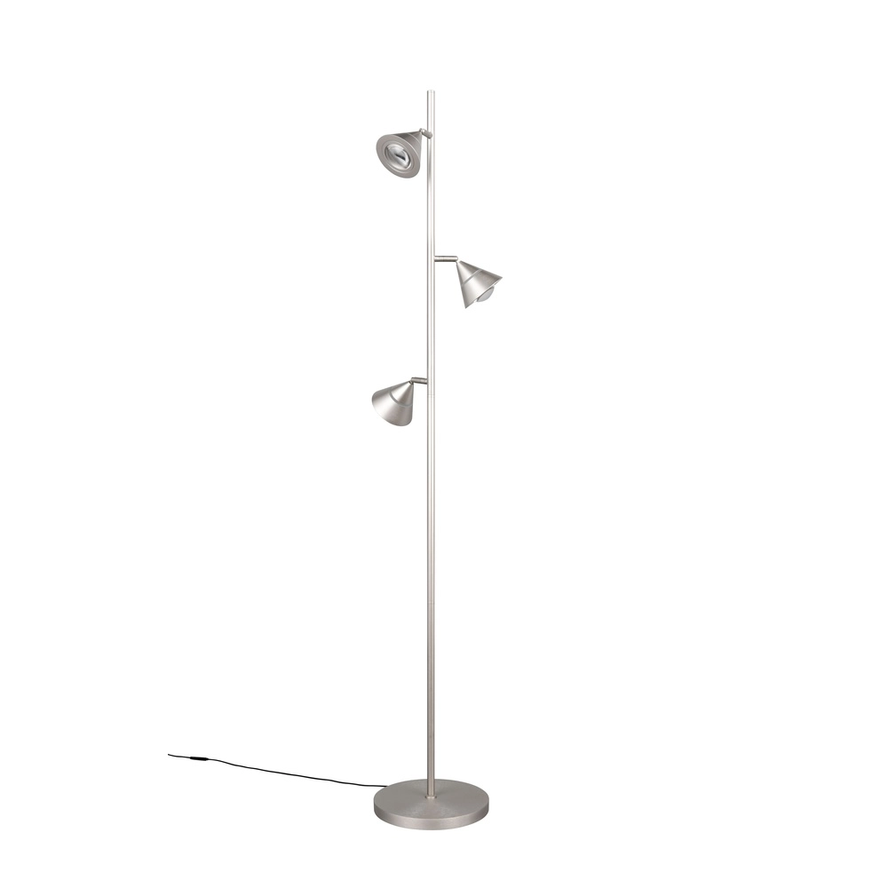 Lampadaire Romeo nickel Trio 4017807675375