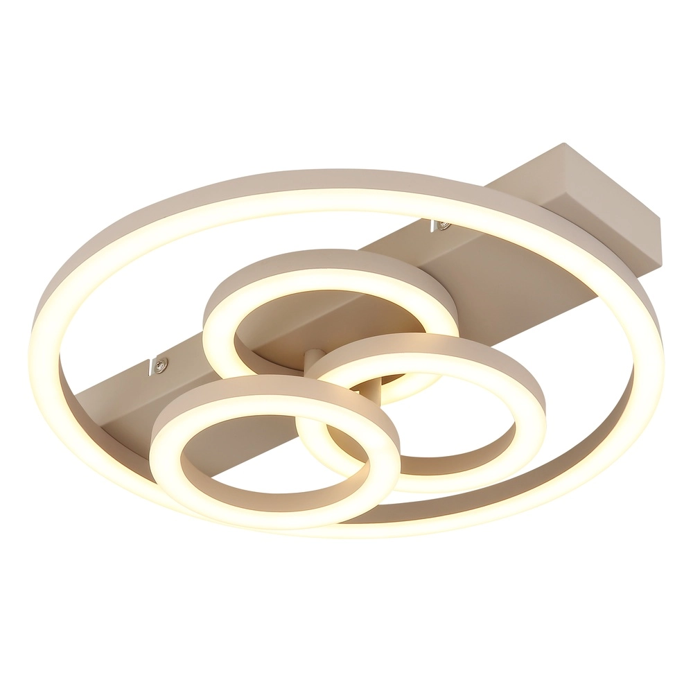 Lampe de plafond unique Darryl brun sable Globo 9007371593217