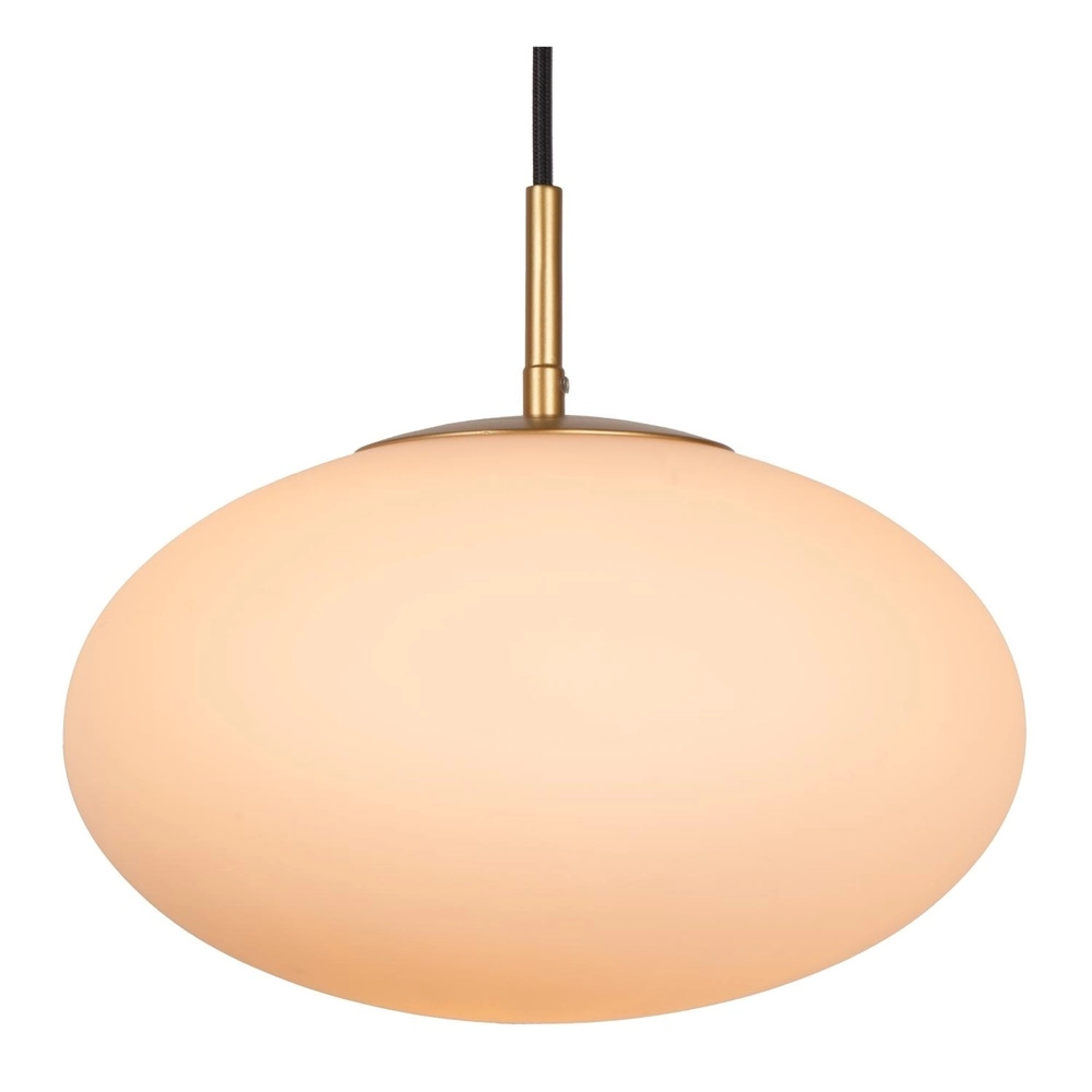 Lampe pendante à 3 lampes Elysee Design noir avec opale Lucide 5411212211774