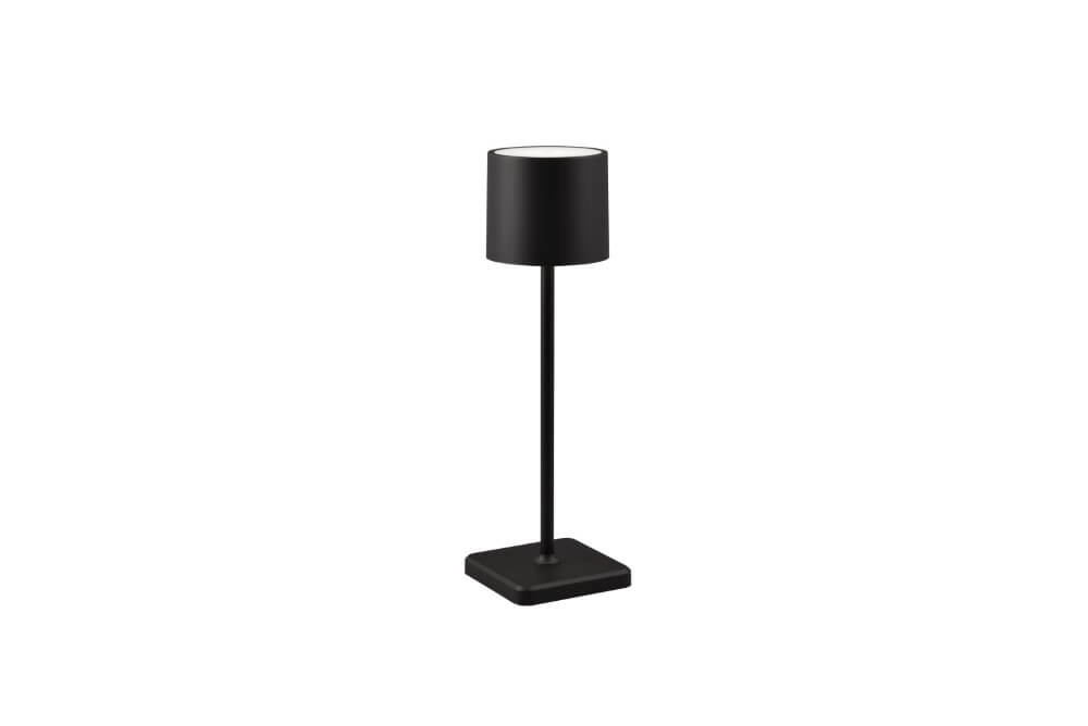 Lampe de table rechargeable Fernandez noir Trio 4017807564334