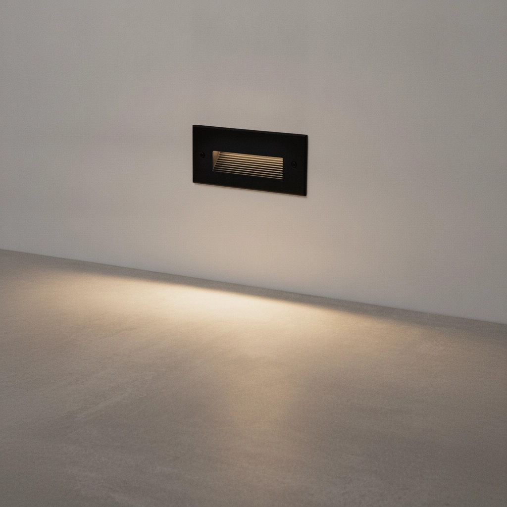 Lumière encastrée Polka 17cm noir