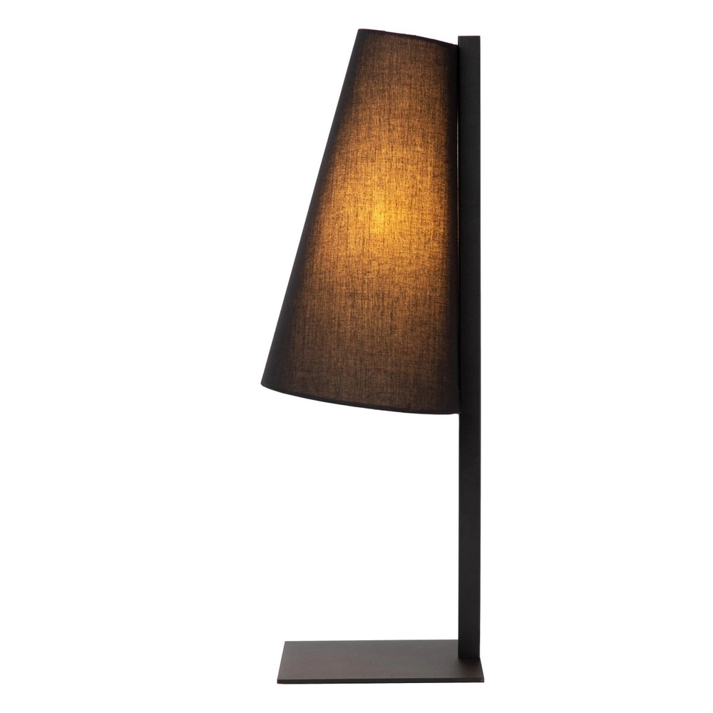 Lampe de table de conception Gregory Noir Lucide 5411212303141
