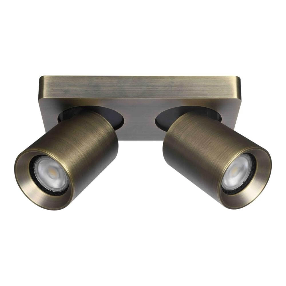 Plafonnier Megano 2 lumières bronze antique Artdelight 8720701103276