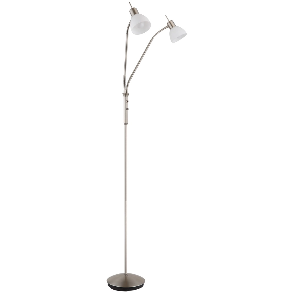 Lampe de lecture à 2 lumières Malte nickel Globo 9007371447541