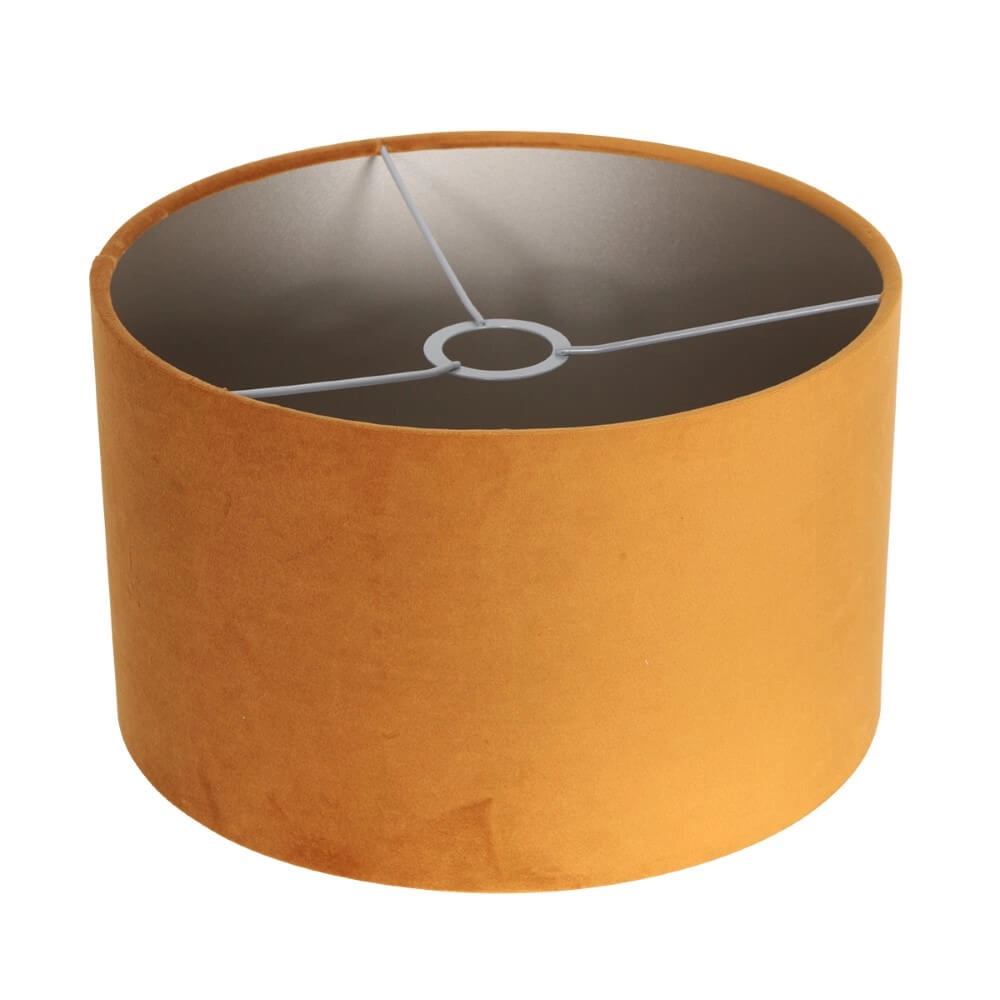 Lampe de table sur pied Stanger avec du velours doré Steinhauer 8712746151770