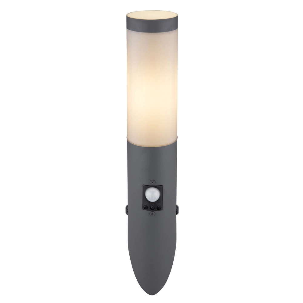 Conception de lampe extérieure Boston anthracite avec blanc et capteur Globo 9007371404551