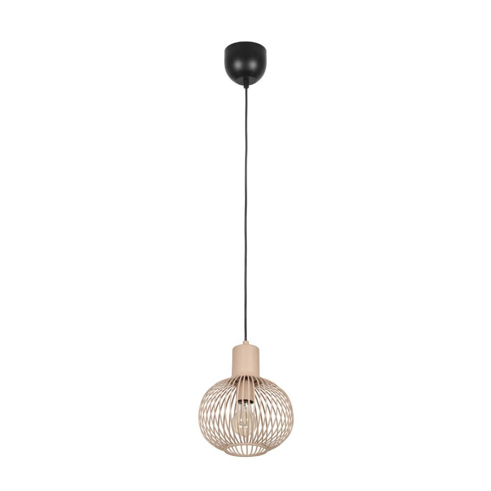 Lampe suspendue en fil de fer Gila Ø 23cm - sable Trio 4017807617566