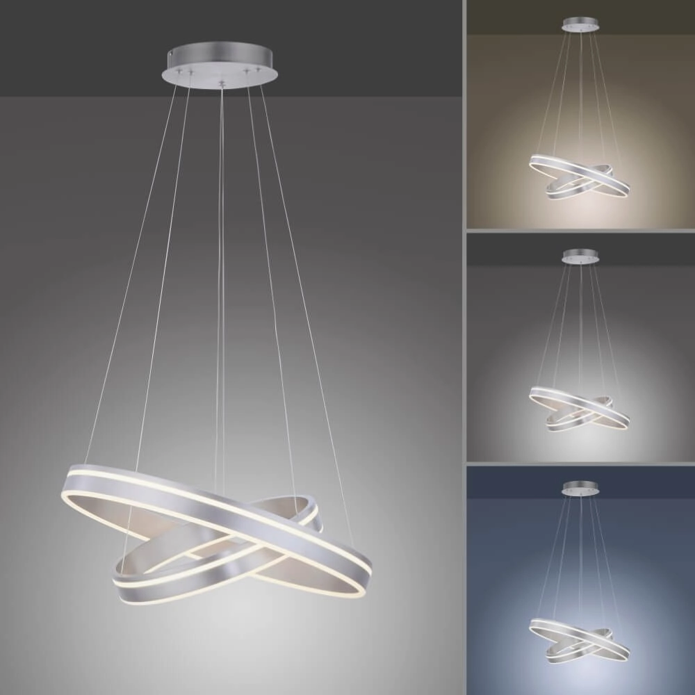 Lampe suspendue Q-Vito Ø 59cm en métal Paul Neuhaus 4012248351482