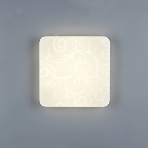Lumière carrée au plafond Mandria IV Blanc Trio 4017807669756