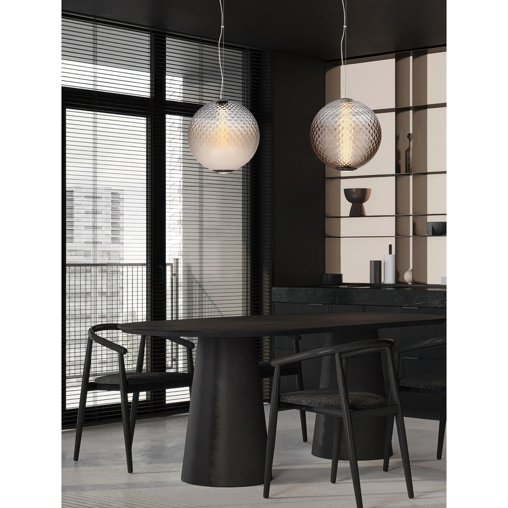 Suspension Aora verre opale convexe Lyora 5212017483805