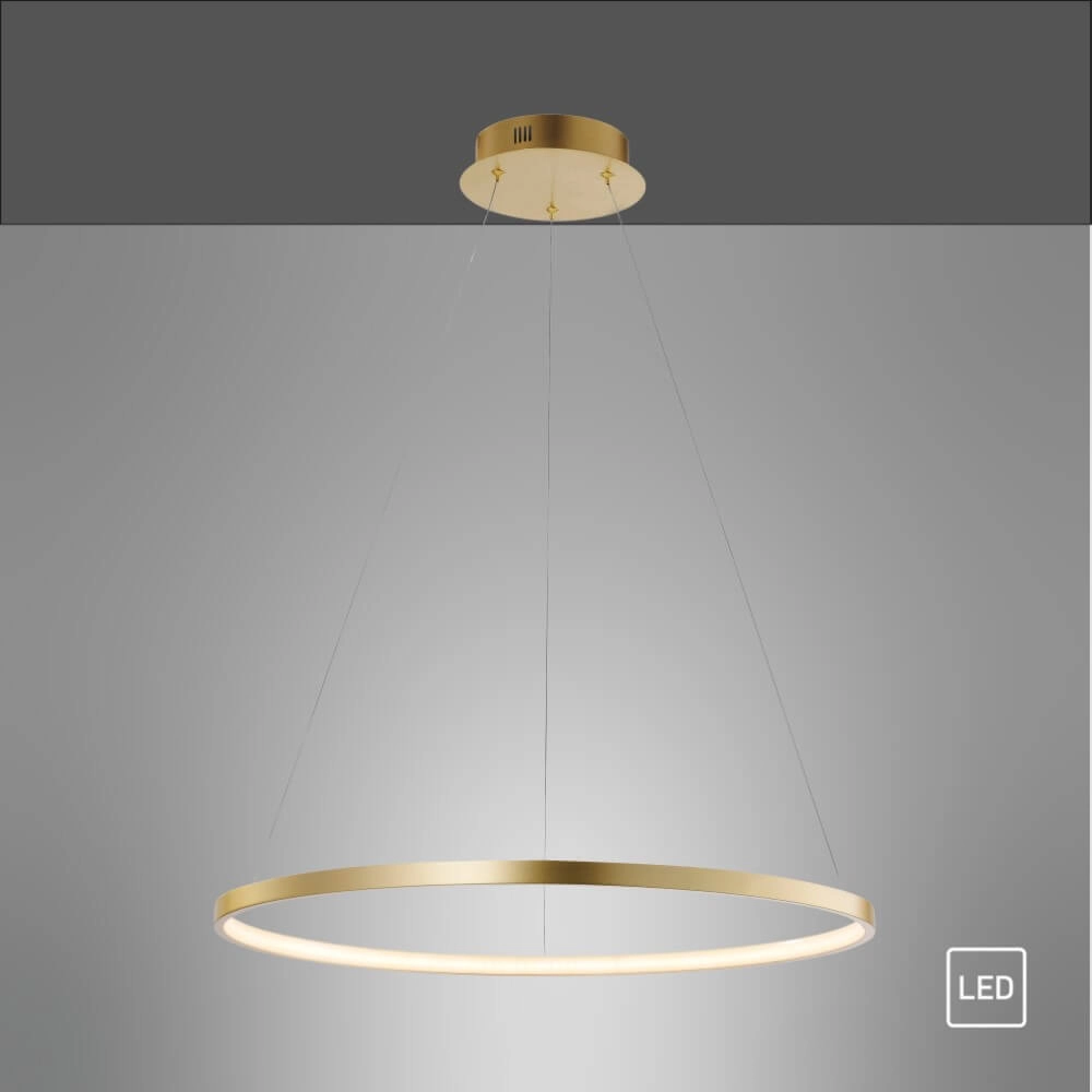 Lampe suspendue ronde Circle or Ø 60cm Just Light 4043689960414