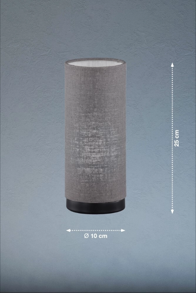 Lampe de chevet Thor gris Fischer & Honsel 4003694505703