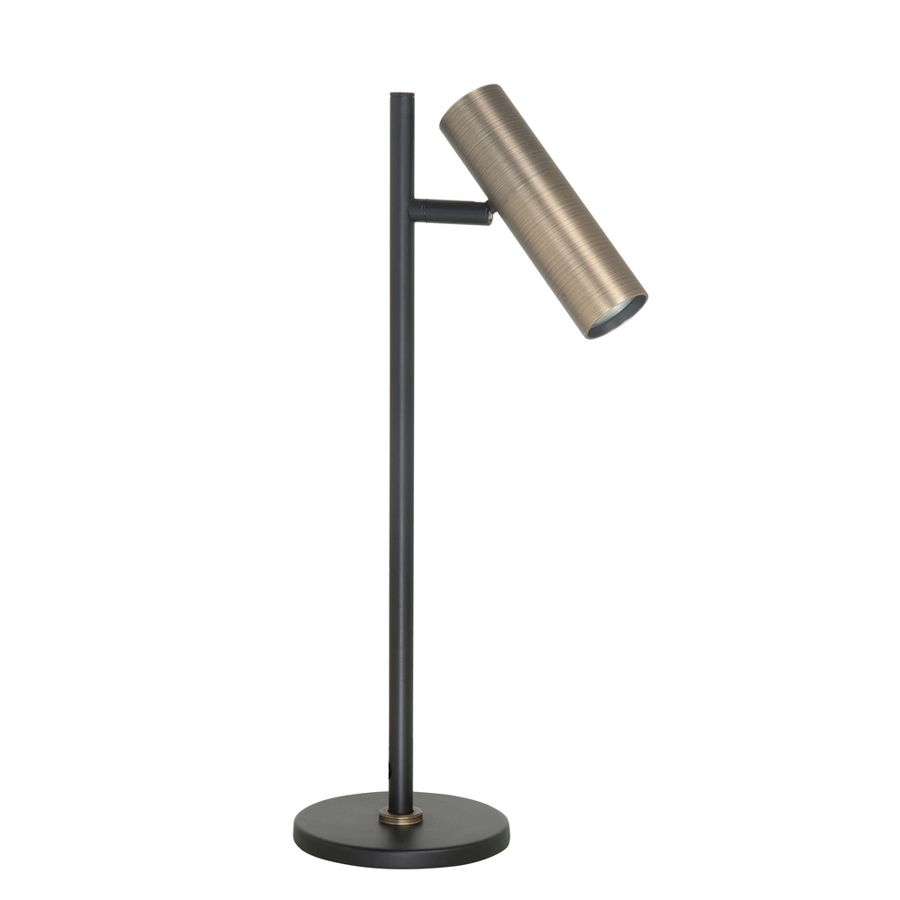 Lampe de table Trend noir avec bronze cuivré Lampe de table Trend noir avec bronze cuivré