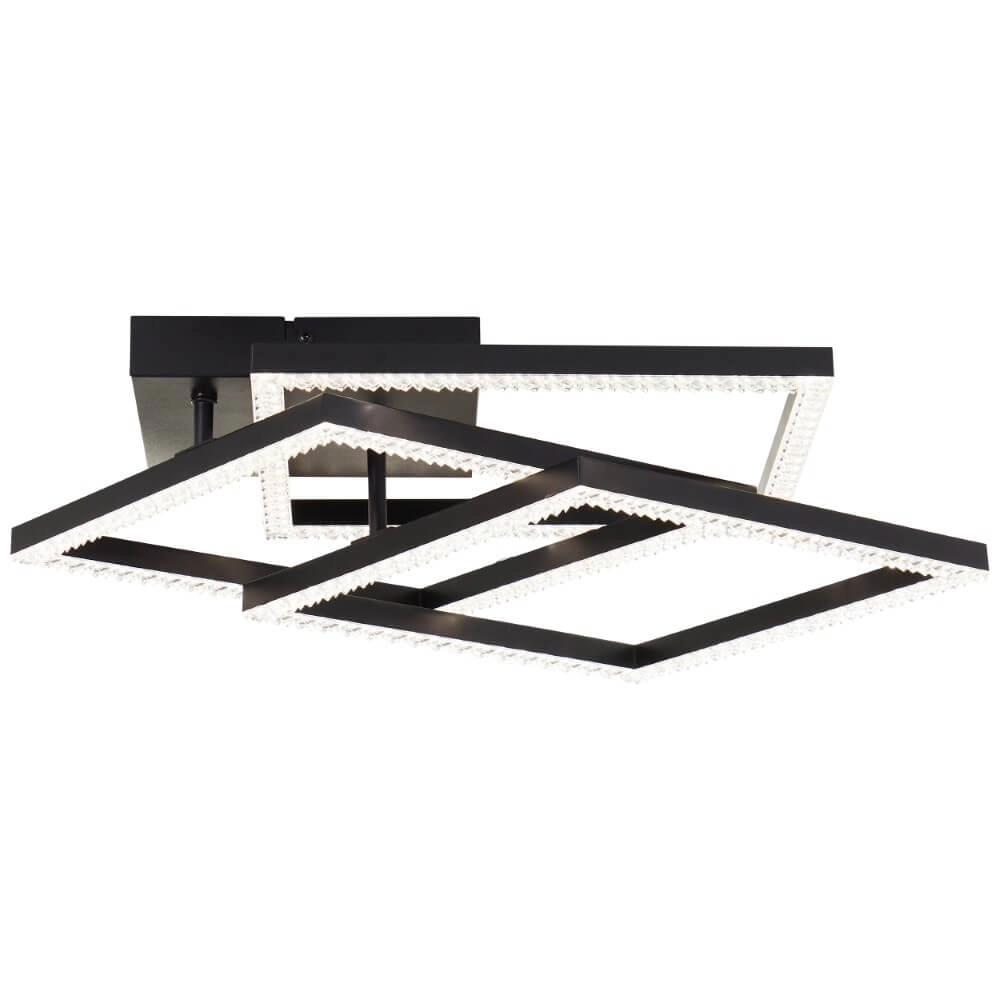 Plafonnier noir Ranni 2500lm Brilliant 4004353442148