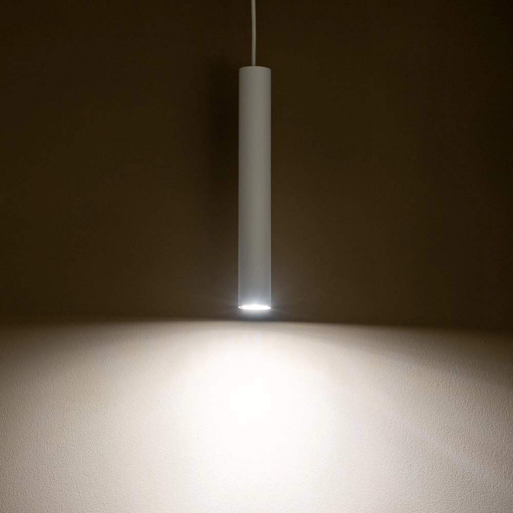 Pendule étroite Fourty M blanc Lyora 5903139107709