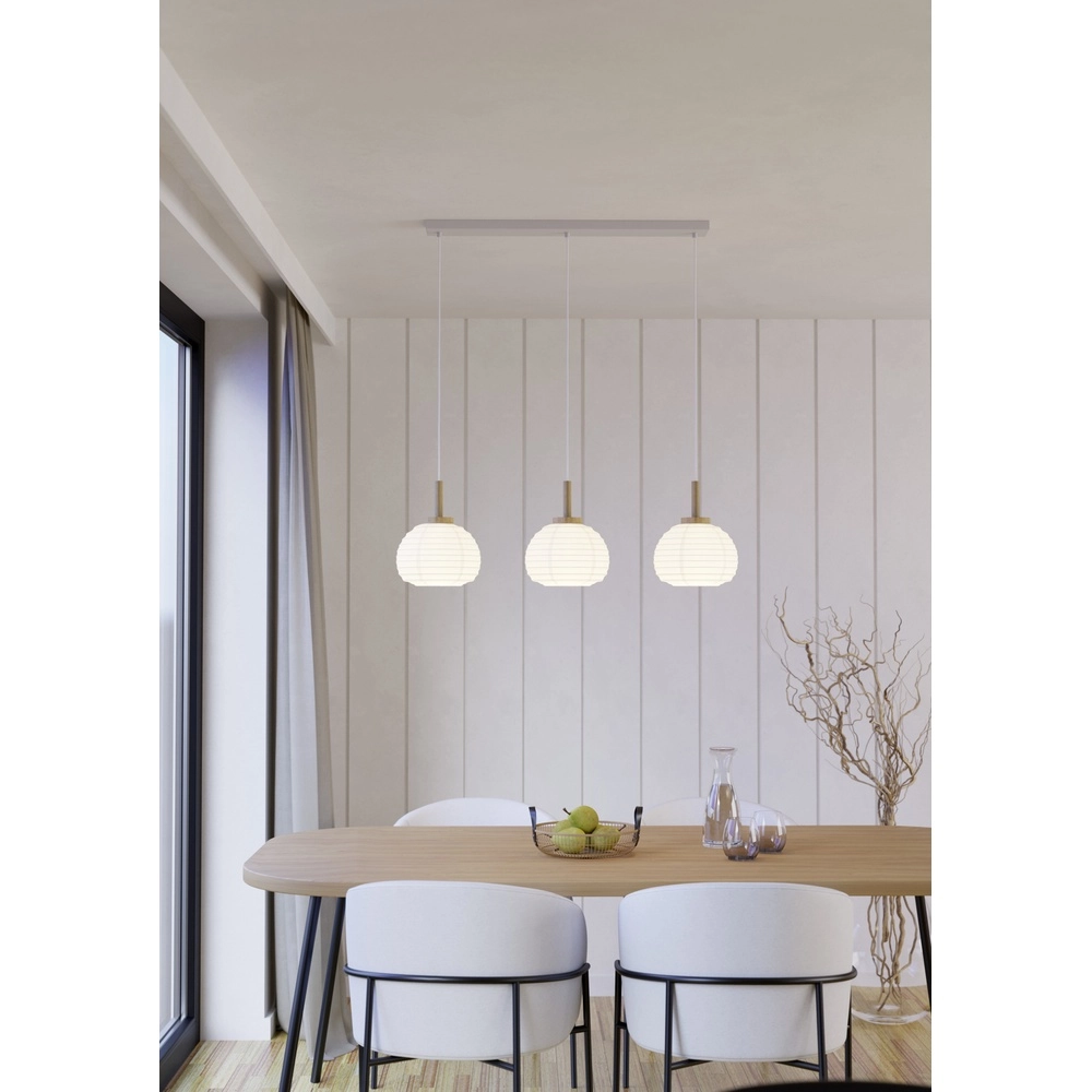 Suspension de 3L Summerhill Papier de voyage - Ø 23cm Eglo 9002759440664