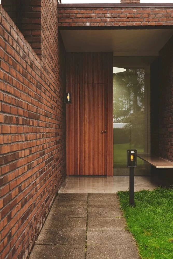 Lanterne noire Griffin avec fenêtre anti-fumée Nordlux 5704924010828