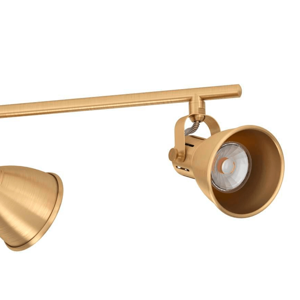 Spot de plafond en laiton Seras 4x GU10 Eglo 9008606235674