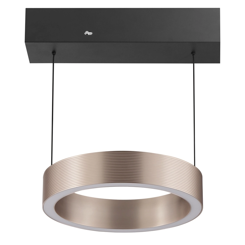 Lampe pendante de conception Axion Noir avec brun Brilliant 4004353477188