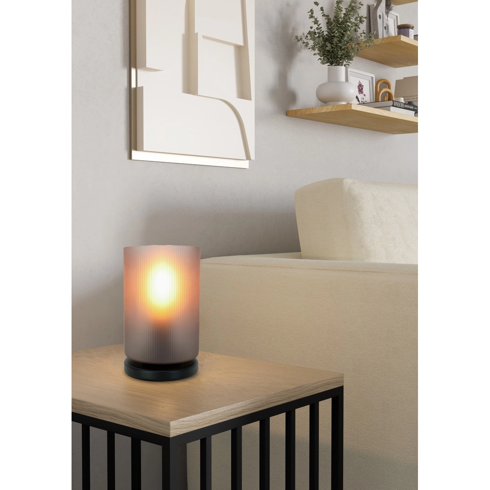 Lampe de table Colomera Fumer du verre dépoli Eglo 9008606307166