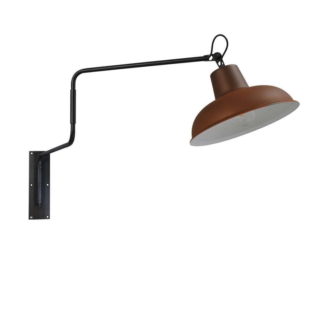 Lampe de lecture murale Industria Rouille