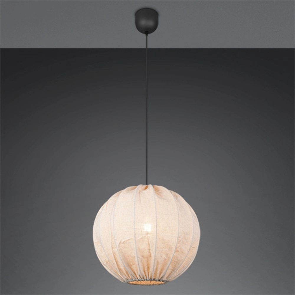 Lampe pendante Japandi Rovum Ø 50cm Trio 4017807703146
