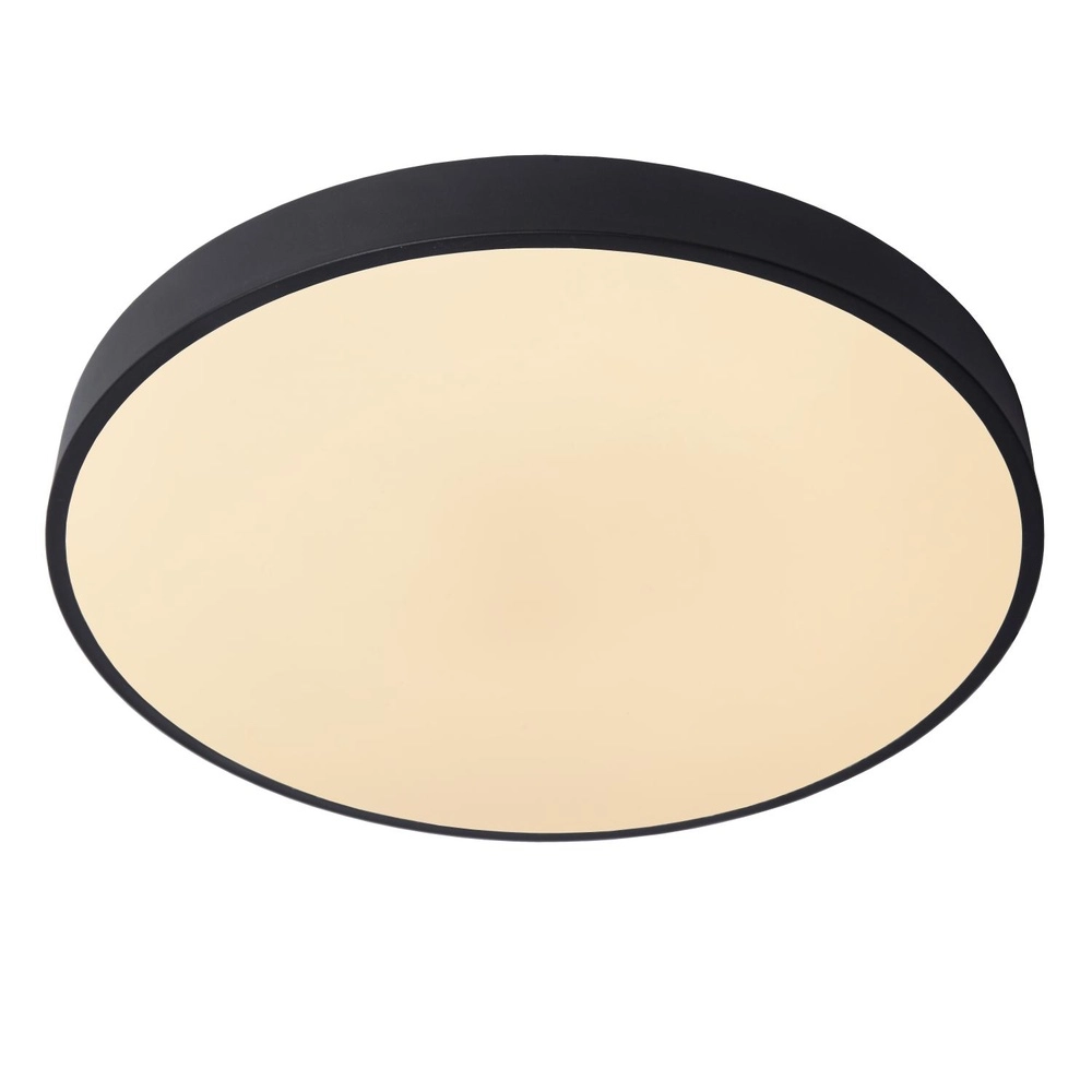 Éclairage de plafond Unar Ø 49,5cm - 2700K - noir Lucide 5411212791917