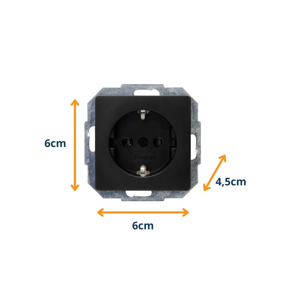 Prise Paris noir Lyora 4008224656955