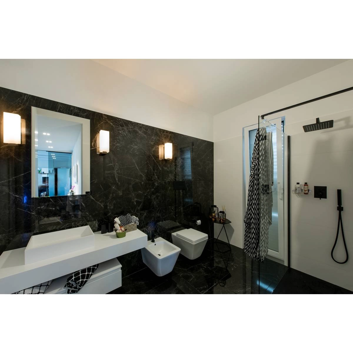 Applique Quadrass 28 cm noir SLV 4024163235877