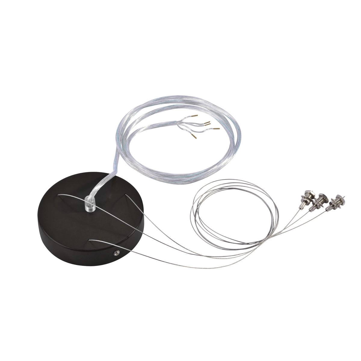 1.5m suspension fixée pour Medo 2 lumières noir