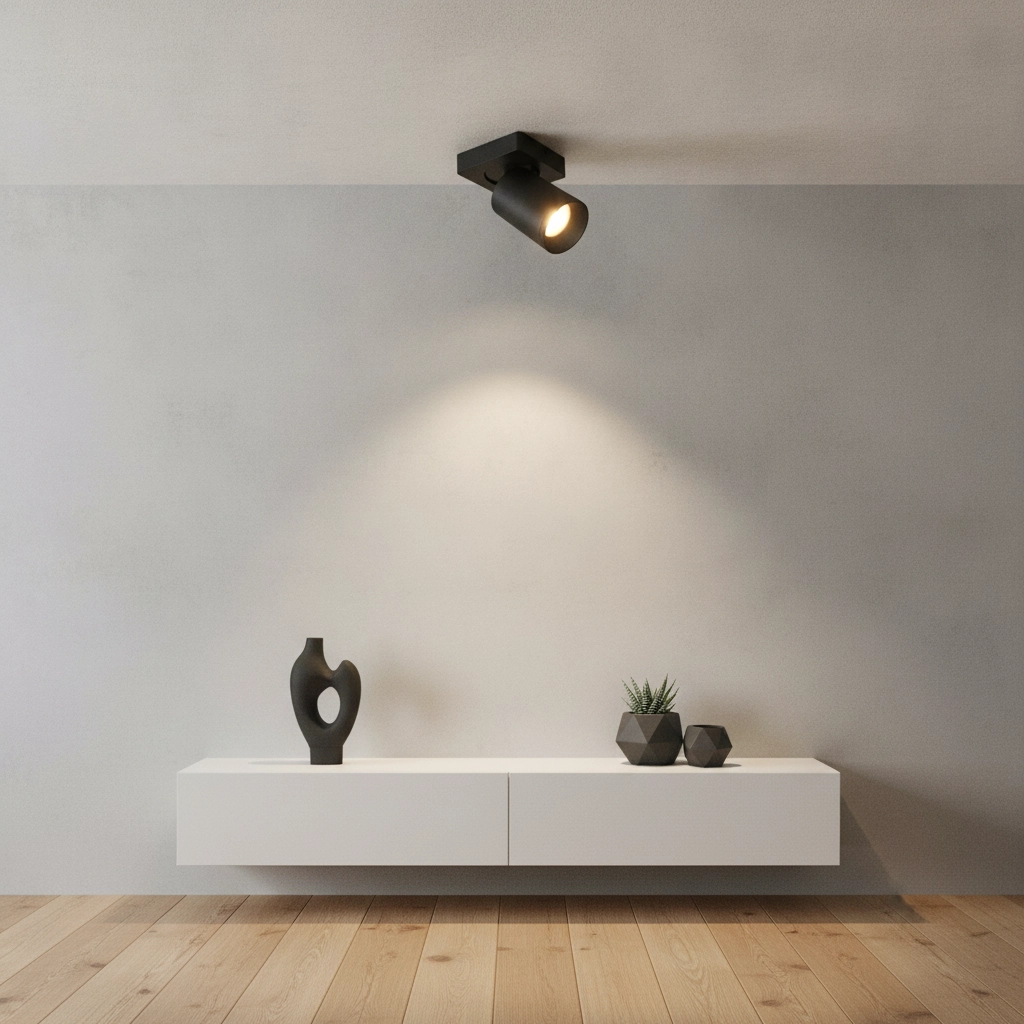 Plafonnier Mega 1 lumière noire