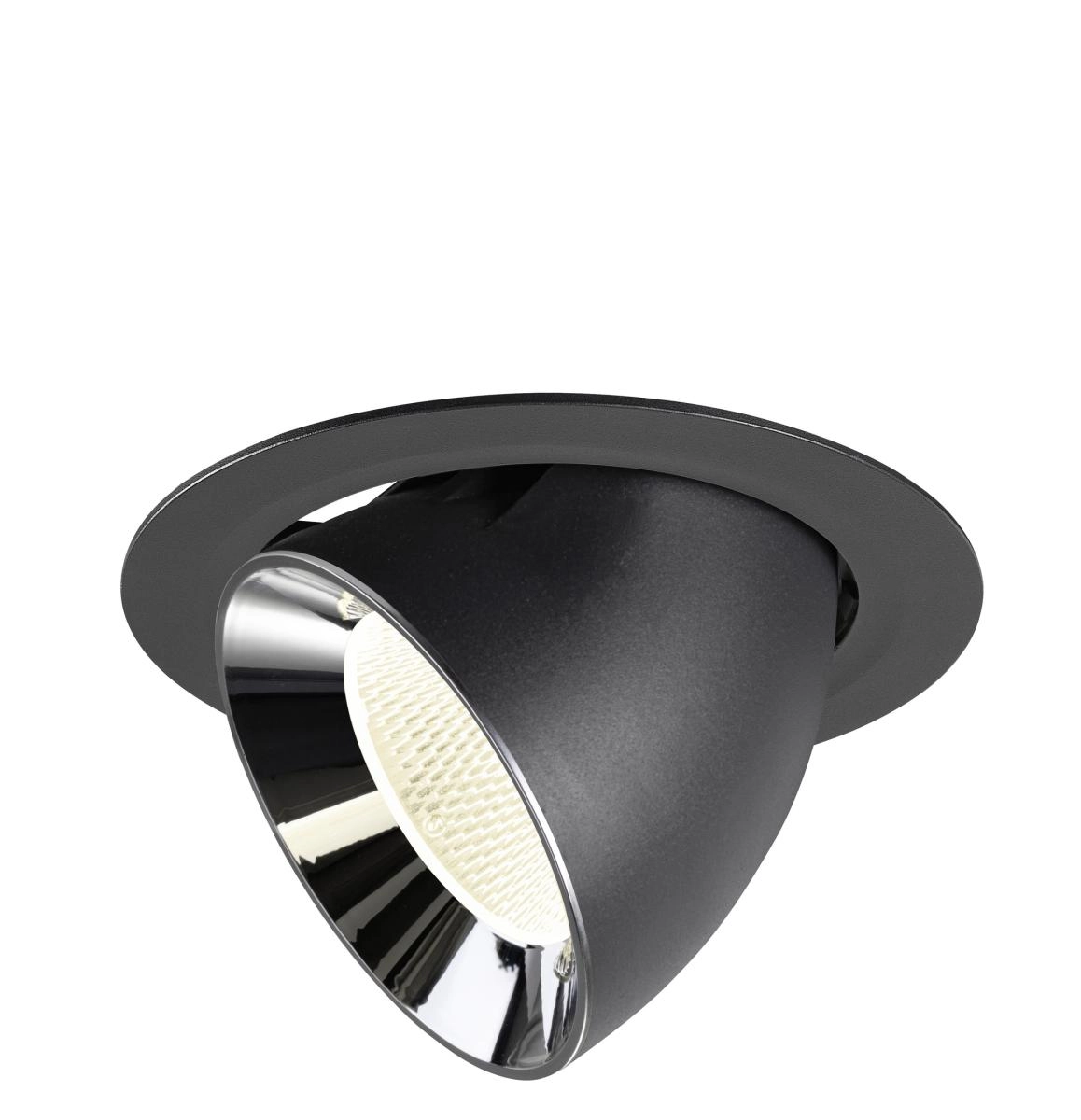 Spot encastré Numinos Gimble XL noir/chrome 4000K - 20 deg