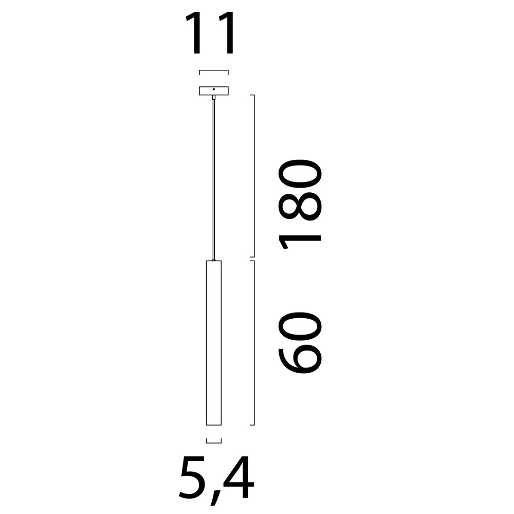 Suspension de 60 cm Run Sable Masterlight 8718121374840