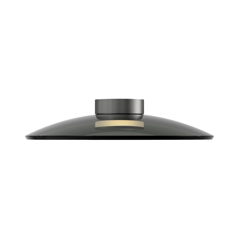 Lampe de plafond Pure Moon Ø 50cm - platine avec verre fumé Paul Neuhaus 4012248386347