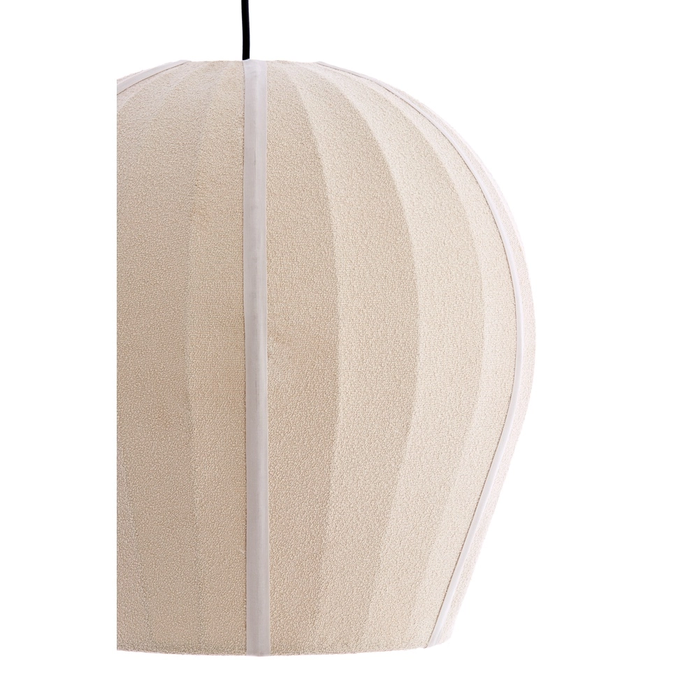Lampe suspendue Bouclé Zagori Ø 35cm - sable Light & Living 8717807793029